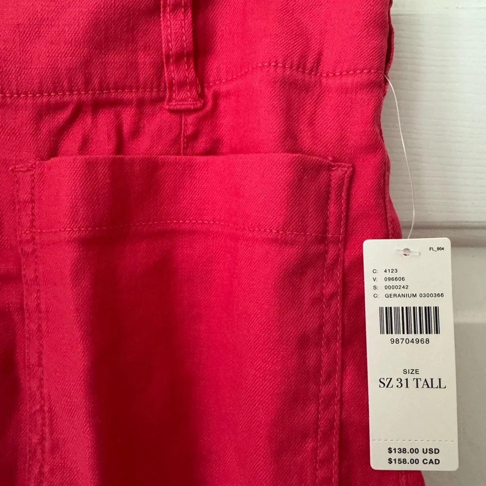 Anthropologie Maeve The Colette Wide-Leg Cropped Linen Pants - Picture 14 of 14
